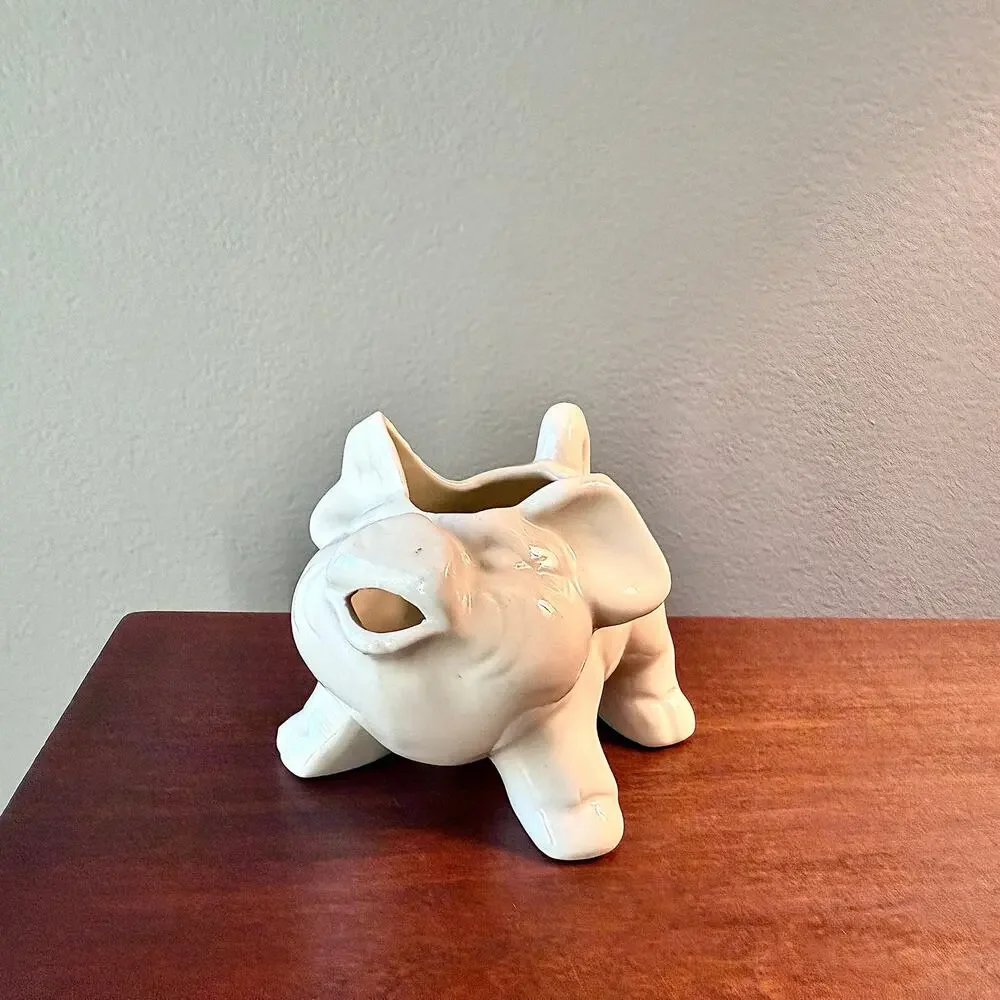 Copied - Shawnee Ceramic Pig Creamer White